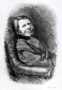 Portrait de John Ruskin - English School